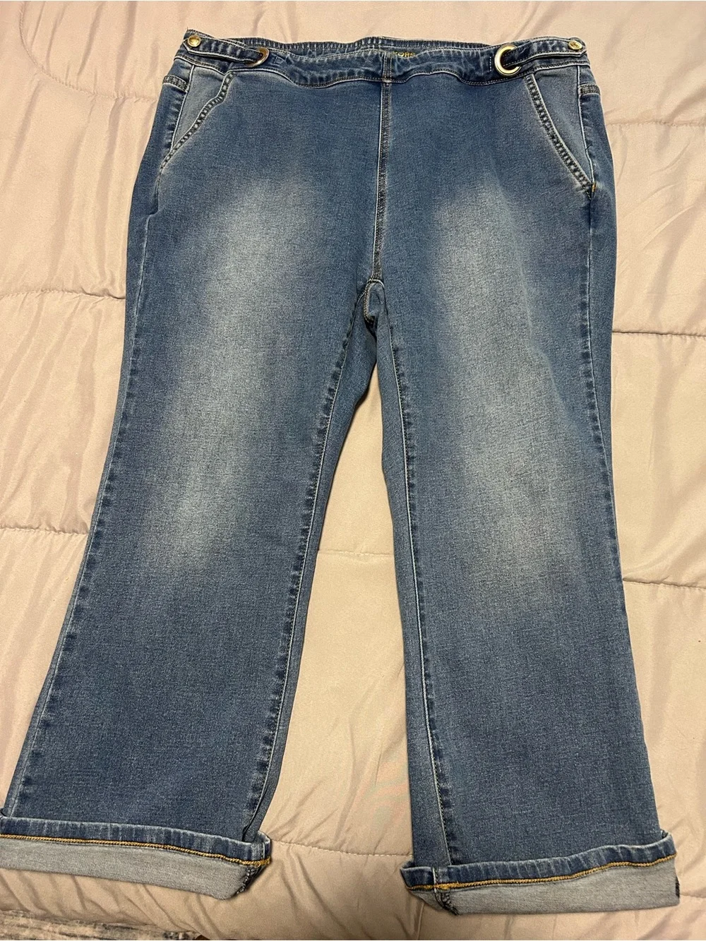 Michael Kors Cropped Denim Jeans Size 16W